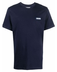 dunkelblaues T-Shirt mit einem Rundhalsausschnitt von Coach