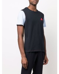 dunkelblaues T-Shirt mit einem Rundhalsausschnitt von Peuterey