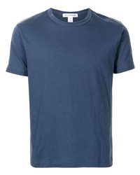 dunkelblaues T-Shirt mit einem Rundhalsausschnitt von Comme Des Garcons SHIRT