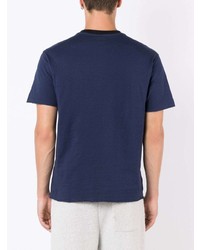 dunkelblaues T-Shirt mit einem Rundhalsausschnitt von OSKLEN