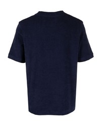 dunkelblaues T-Shirt mit einem Rundhalsausschnitt von Ballantyne