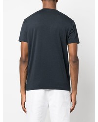 dunkelblaues T-Shirt mit einem Rundhalsausschnitt von Tom Ford