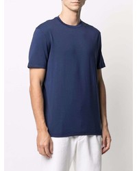 dunkelblaues T-Shirt mit einem Rundhalsausschnitt von Altea