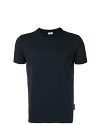 dunkelblaues T-Shirt mit einem Rundhalsausschnitt von Dolce & Gabbana Underwear
