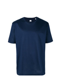dunkelblaues T-Shirt mit einem Rundhalsausschnitt von E. Tautz