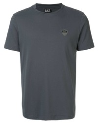 dunkelblaues T-Shirt mit einem Rundhalsausschnitt von Ea7 Emporio Armani