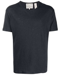 dunkelblaues T-Shirt mit einem Rundhalsausschnitt von Each X Other