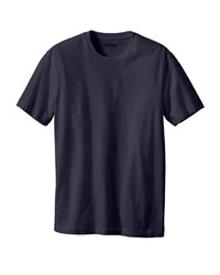 dunkelblaues T-Shirt mit einem Rundhalsausschnitt von Eddie Bauer