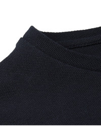 dunkelblaues T-Shirt mit einem Rundhalsausschnitt von Acne Studios