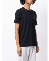 dunkelblaues T-Shirt mit einem Rundhalsausschnitt von Fred Perry