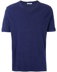 dunkelblaues T-Shirt mit einem Rundhalsausschnitt von ESTNATION