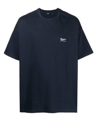 dunkelblaues T-Shirt mit einem Rundhalsausschnitt von FIVE CM