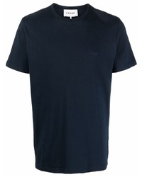 dunkelblaues T-Shirt mit einem Rundhalsausschnitt von Frame