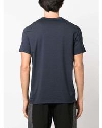 dunkelblaues T-Shirt mit einem Rundhalsausschnitt von Lululemon