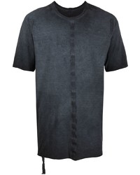 dunkelblaues T-Shirt mit einem Rundhalsausschnitt von Isaac Sellam Experience