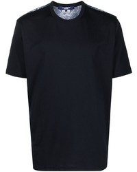 dunkelblaues T-Shirt mit einem Rundhalsausschnitt von Junya Watanabe MAN
