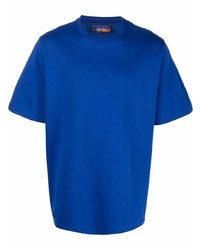 dunkelblaues T-Shirt mit einem Rundhalsausschnitt von Just Don