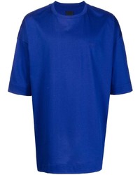 dunkelblaues T-Shirt mit einem Rundhalsausschnitt von Juun.J