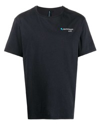 dunkelblaues T-Shirt mit einem Rundhalsausschnitt von Klättermusen