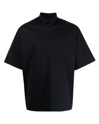 dunkelblaues T-Shirt mit einem Rundhalsausschnitt von Kolor