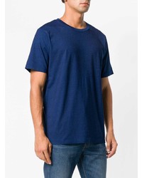 dunkelblaues T-Shirt mit einem Rundhalsausschnitt von Levi's Made & Crafted