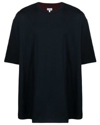 dunkelblaues T-Shirt mit einem Rundhalsausschnitt von Loewe