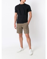 dunkelblaues T-Shirt mit einem Rundhalsausschnitt von Armani Exchange