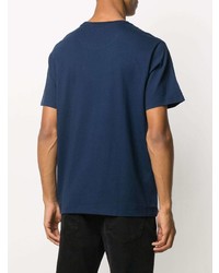 dunkelblaues T-Shirt mit einem Rundhalsausschnitt von Levi's