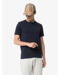 dunkelblaues T-Shirt mit einem Rundhalsausschnitt von Polo Ralph Lauren