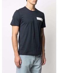 dunkelblaues T-Shirt mit einem Rundhalsausschnitt von Colmar
