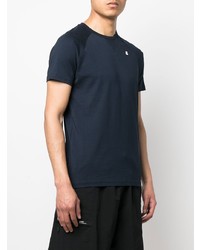 dunkelblaues T-Shirt mit einem Rundhalsausschnitt von K-Way