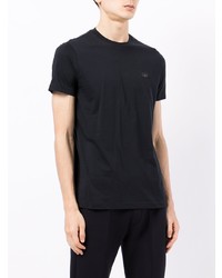 dunkelblaues T-Shirt mit einem Rundhalsausschnitt von Emporio Armani