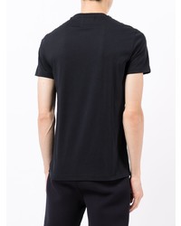 dunkelblaues T-Shirt mit einem Rundhalsausschnitt von Emporio Armani