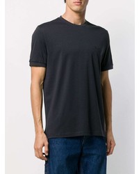 dunkelblaues T-Shirt mit einem Rundhalsausschnitt von Karl Lagerfeld