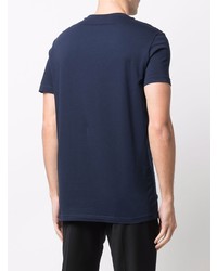 dunkelblaues T-Shirt mit einem Rundhalsausschnitt von DSQUARED2