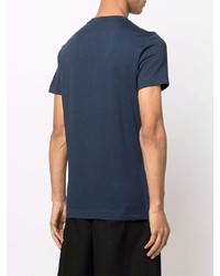dunkelblaues T-Shirt mit einem Rundhalsausschnitt von Calvin Klein Jeans