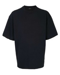 dunkelblaues T-Shirt mit einem Rundhalsausschnitt von Loveless