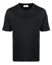 dunkelblaues T-Shirt mit einem Rundhalsausschnitt von Ma'ry'ya