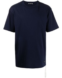 dunkelblaues T-Shirt mit einem Rundhalsausschnitt von Mastermind Japan