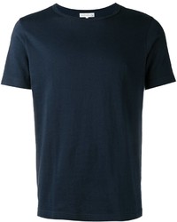 dunkelblaues T-Shirt mit einem Rundhalsausschnitt von Merz b.Schwanen
