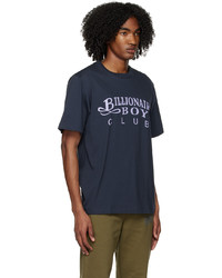 dunkelblaues T-Shirt mit einem Rundhalsausschnitt von Billionaire Boys Club