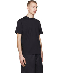 dunkelblaues T-Shirt mit einem Rundhalsausschnitt von Acne Studios