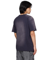 dunkelblaues T-Shirt mit einem Rundhalsausschnitt von Alchemist