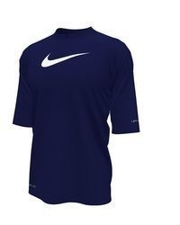 dunkelblaues T-Shirt mit einem Rundhalsausschnitt von Nike