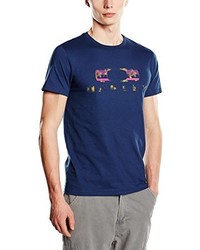 dunkelblaues T-Shirt mit einem Rundhalsausschnitt von Oakley