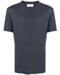 dunkelblaues T-Shirt mit einem Rundhalsausschnitt von Officine Generale