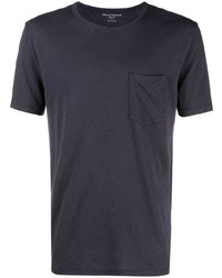dunkelblaues T-Shirt mit einem Rundhalsausschnitt von Officine Generale
