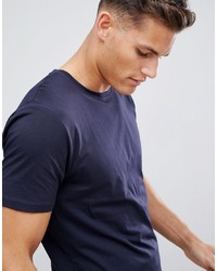 dunkelblaues T-Shirt mit einem Rundhalsausschnitt von ONLY & SONS