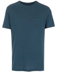 dunkelblaues T-Shirt mit einem Rundhalsausschnitt von OSKLEN