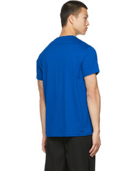 dunkelblaues T-Shirt mit einem Rundhalsausschnitt von Burberry